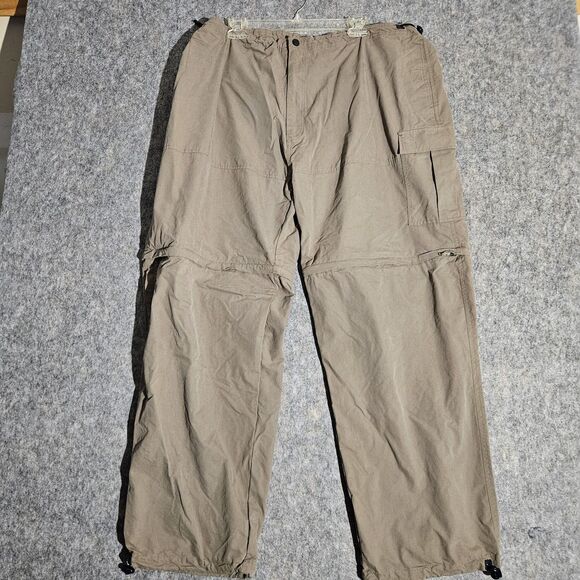 Marlboro Adventure Team Convertible Pants Mens 2XL Zip Off Nylon Cargo Outdoor - Picture 4 of 7